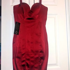 Gorgeous Red bebe dress NWT
